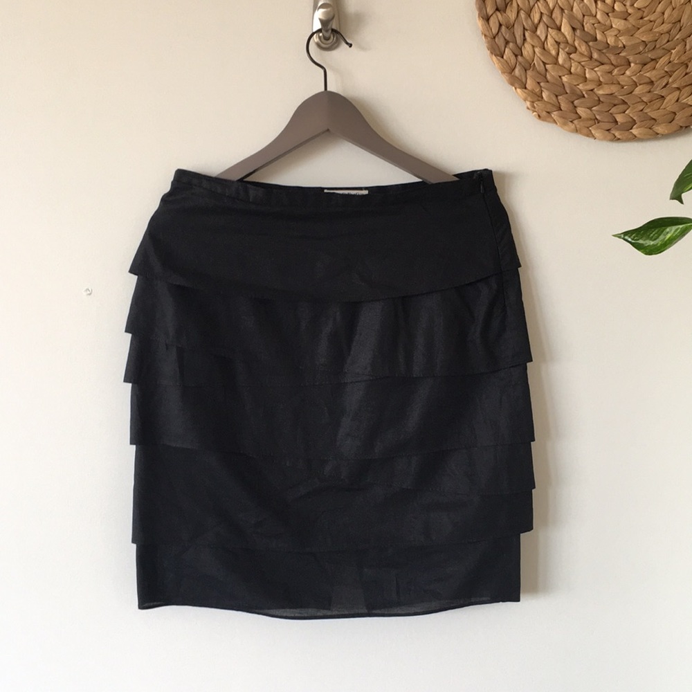 Black Bandaged Pencil Skirt
